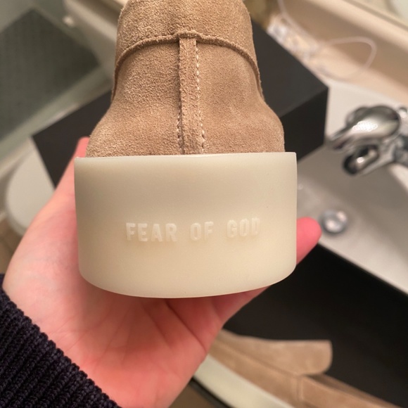 SOLD Fear of God FOG Beige Suede Shoe / Sneaker - Picture 4 of 7